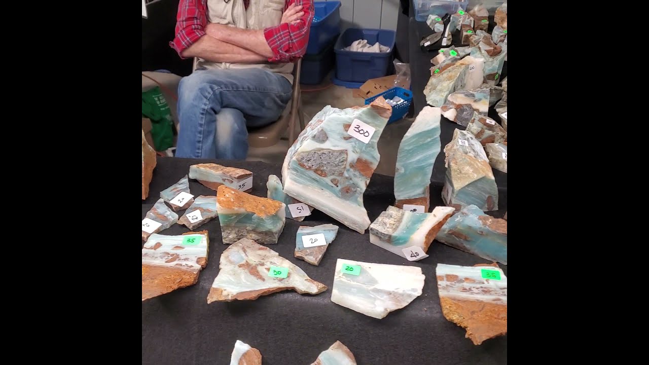Booth at the BC Rock and Gem Show.