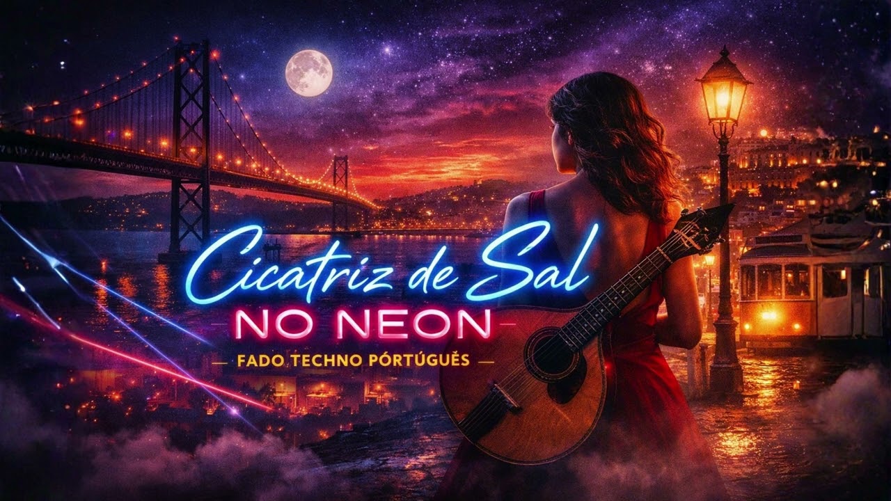 Cicatriz de Sal no Neon (Fado Techno Português) | Canção de Amor, Traição e Saudade