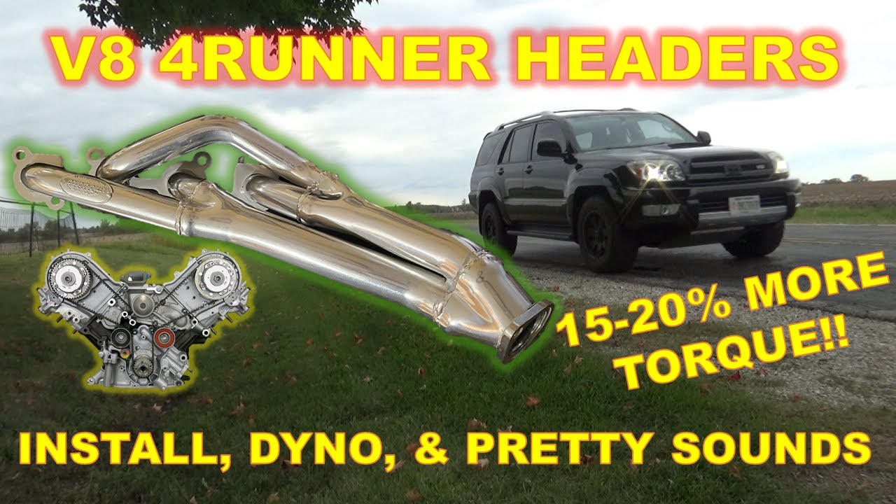 Установка коллектора V8 4Runner - коллекторы Doug Thorley 4-го поколения 4Runner - ЗВЕРЬ!!!