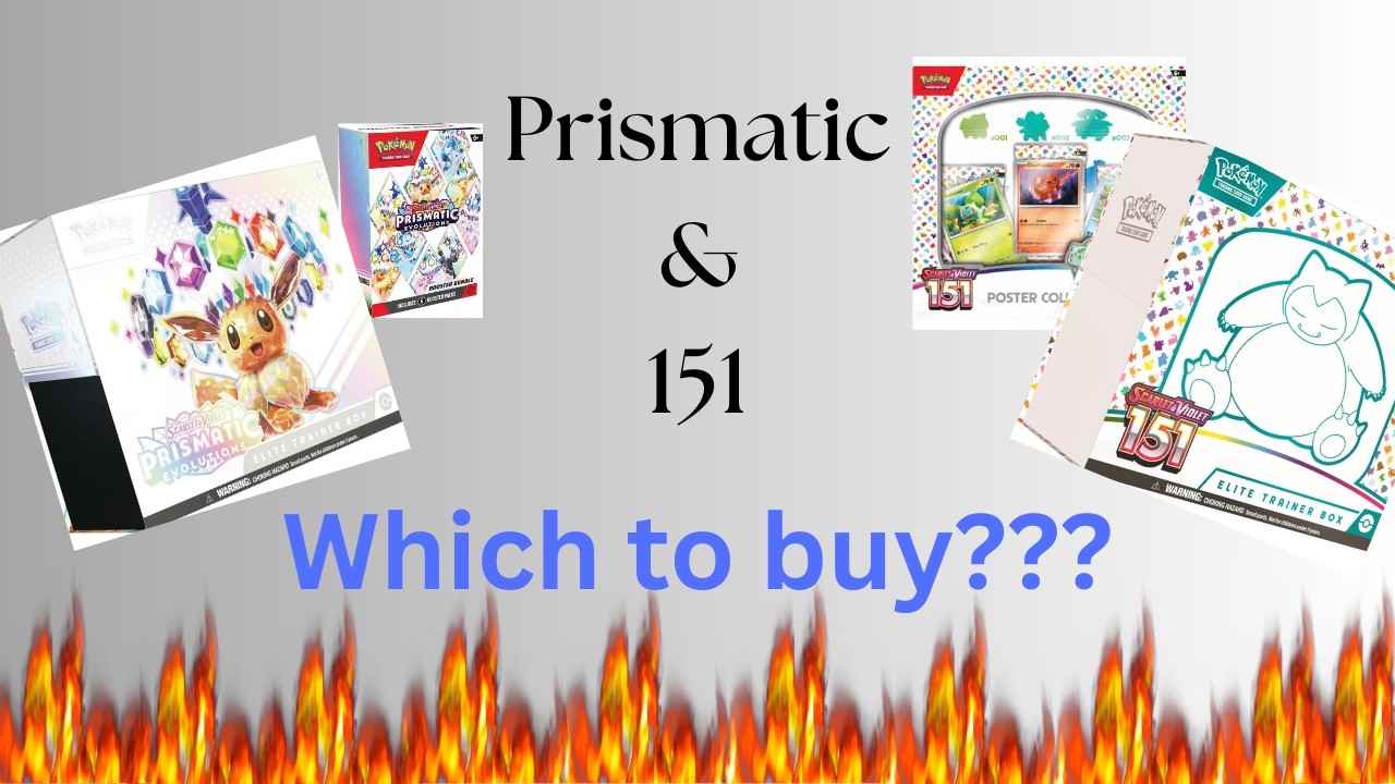 Is Pokemon 151 and Prismatic Evolutions the best investment? Booster Bundles? Check here!