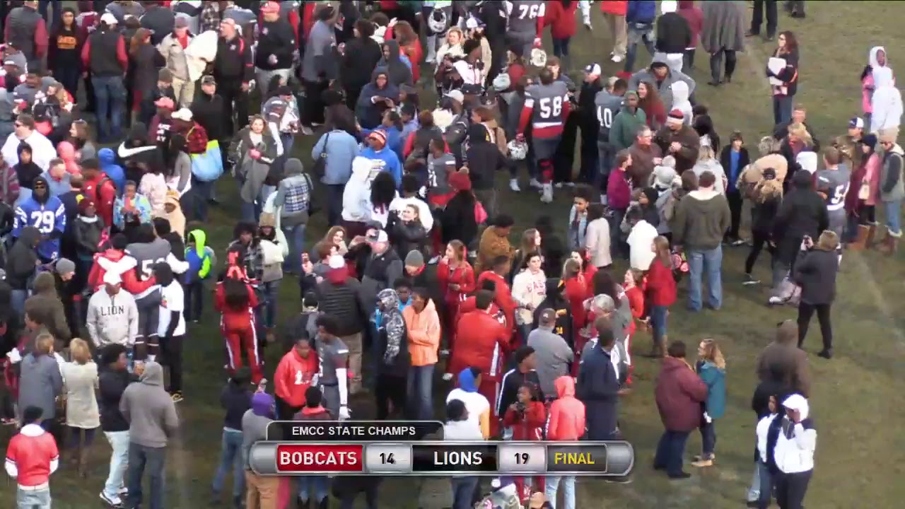 Football STATE CHAMPIONSHIP  #1 EMCC Lions @ #4 Jones Bobcats