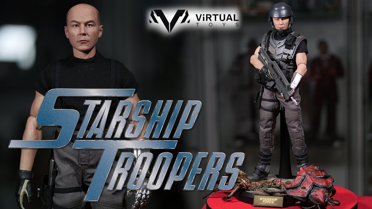 1/6 Starship Troopers figure, VTS TOYS Starship Force Lieutenant, Michael Ironside, Hot toys scale