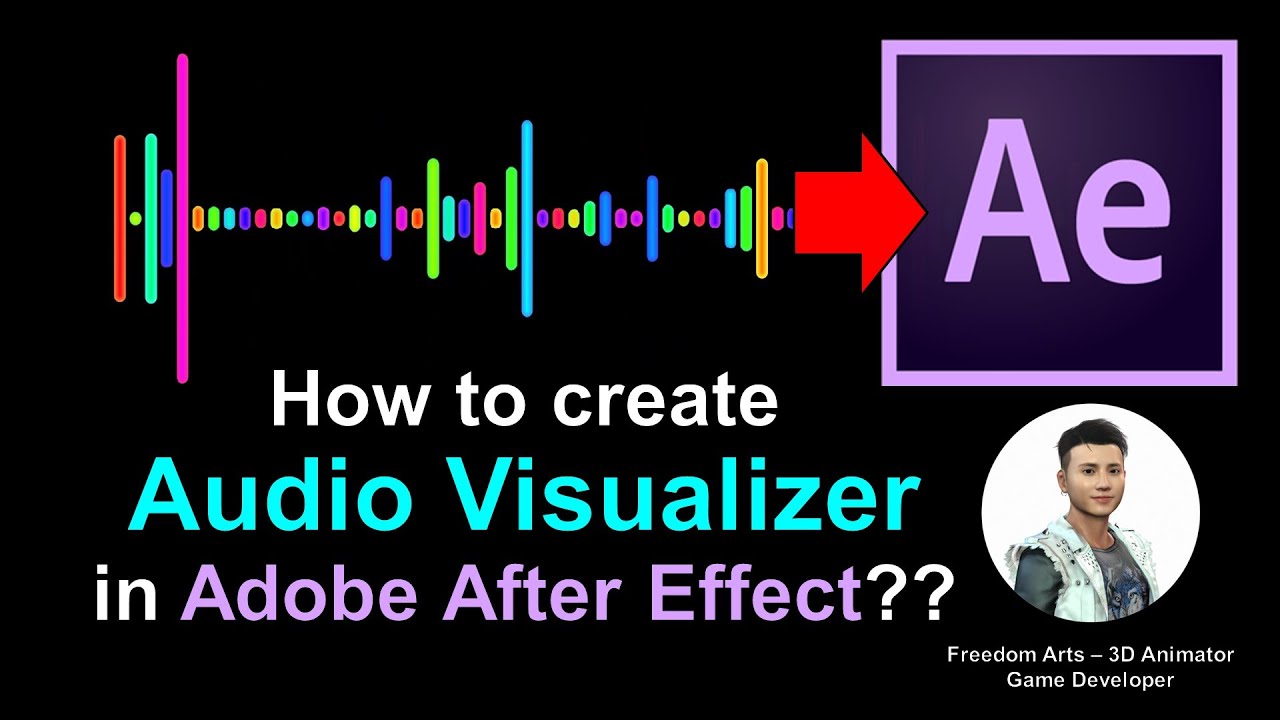 How to create audio visualizer spectrum - Adobe After Effect Tutorial