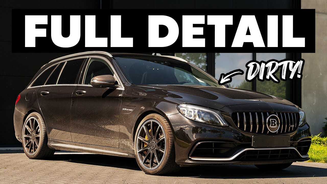 Dirty BRABUS C63 S - Wash, Polish & Coating