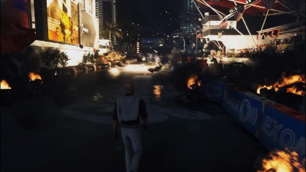 Ending the race with 300 explosives in Hitman 3