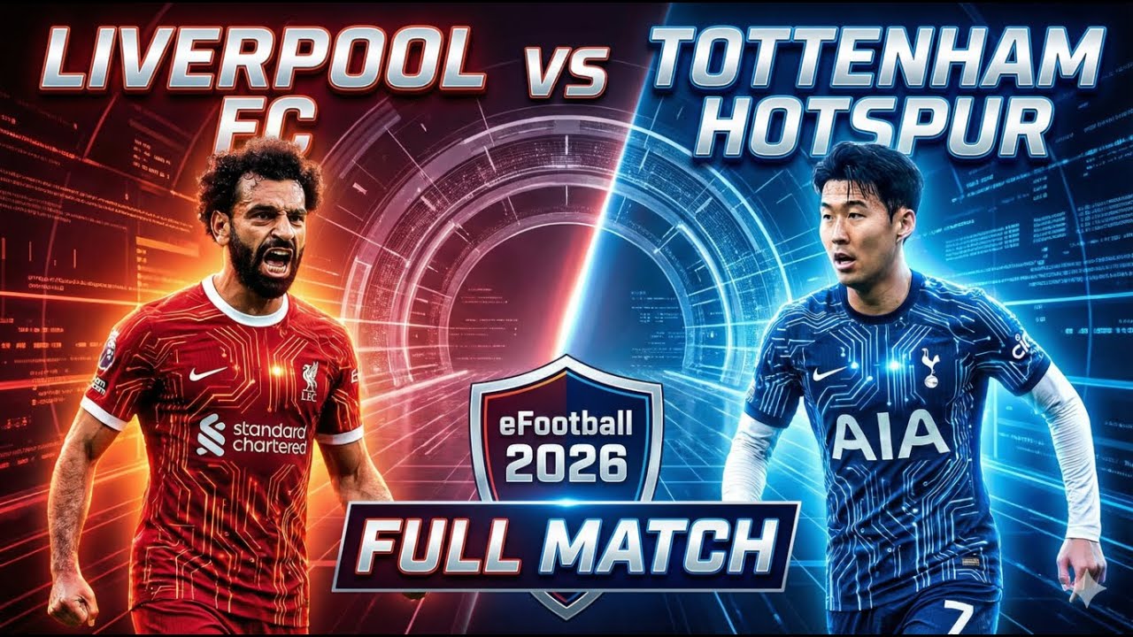 Liverpool vs Tottenham FC – eFootball 2026 Full Match | Epic Goals & Highlights