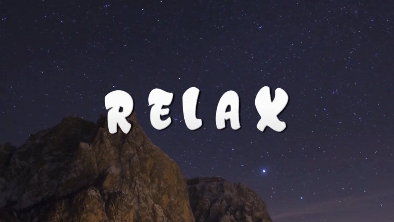 RelaVid - Relax Chillout Beautiful video (star sky space night Earth relaxing music calming video)