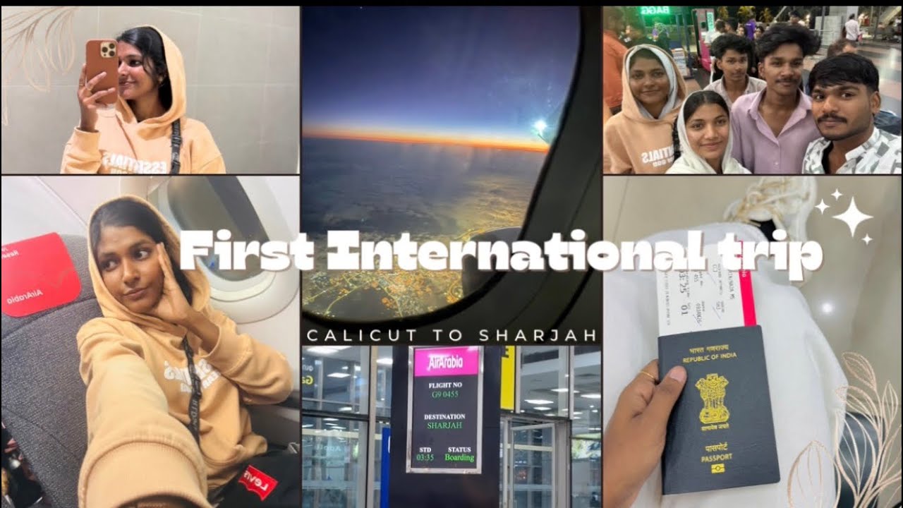 Im going to UAE 🇦🇪 | 1 st international travel | airport vlog