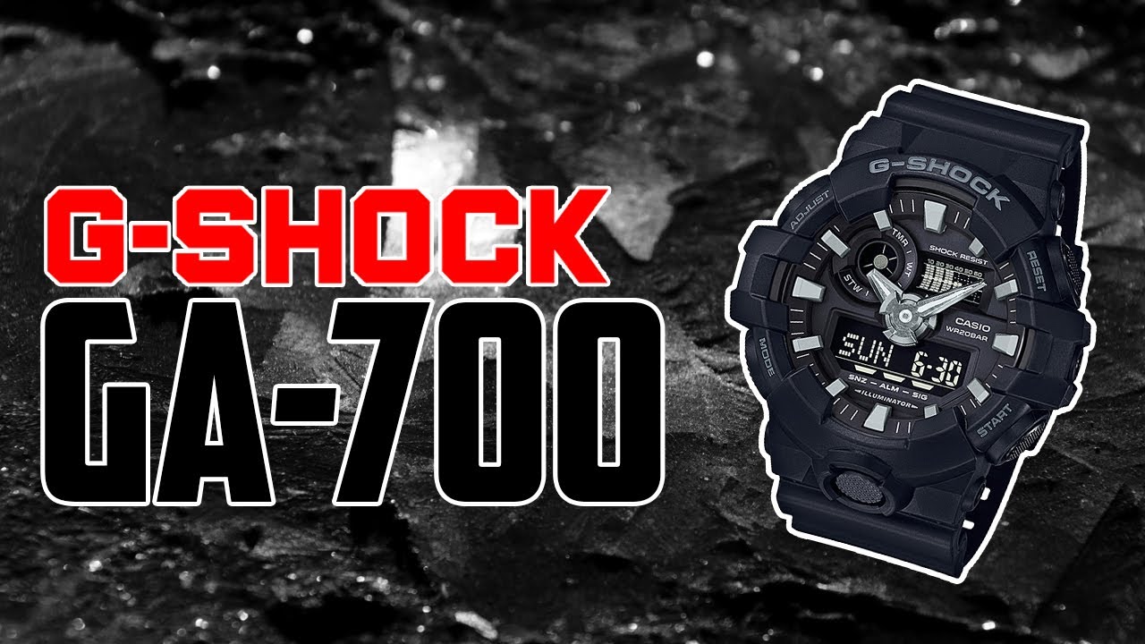 Casio G-Shock GA-700 kicsomagolás és bemutató