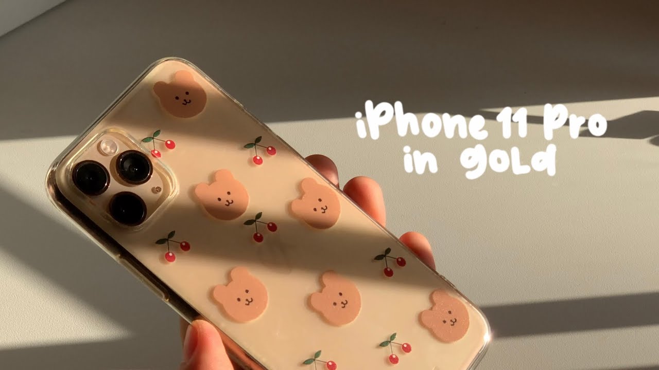iPhone 11 Pro unboxing (gold)