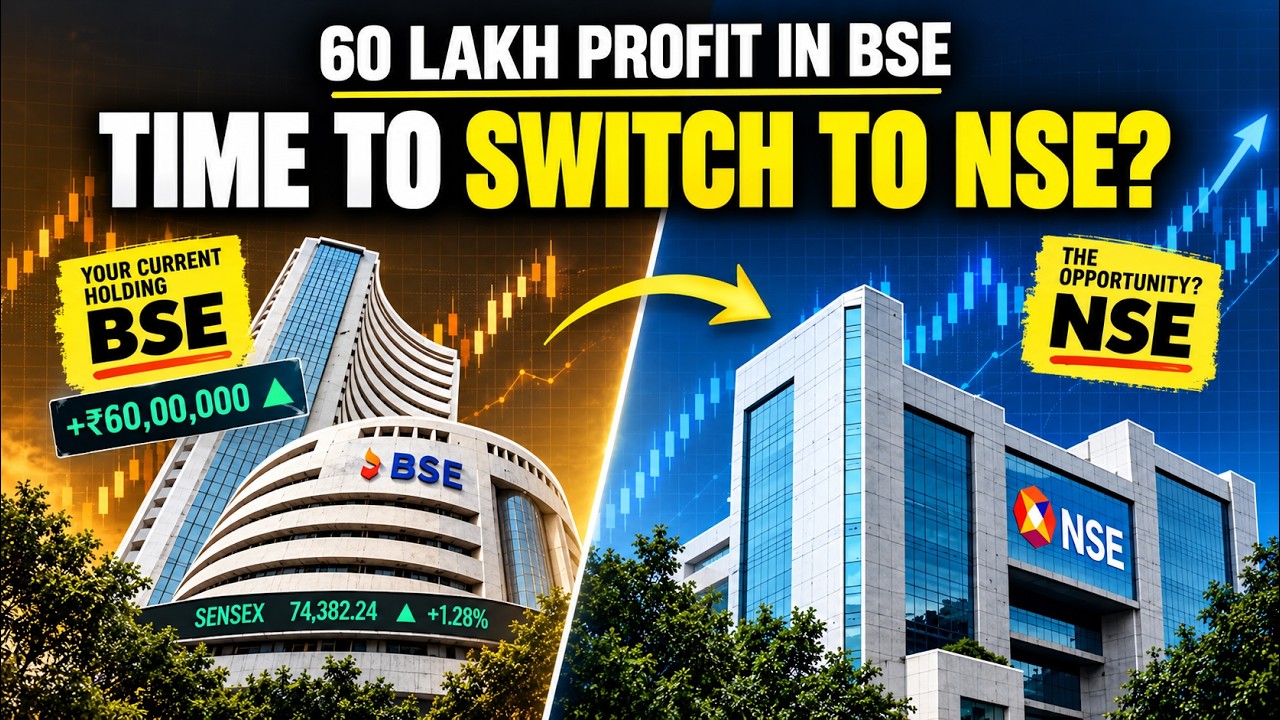Купил акции BSE по 170, прибыль более 6 млн рупий: стоит ли переходить на акции NSE?