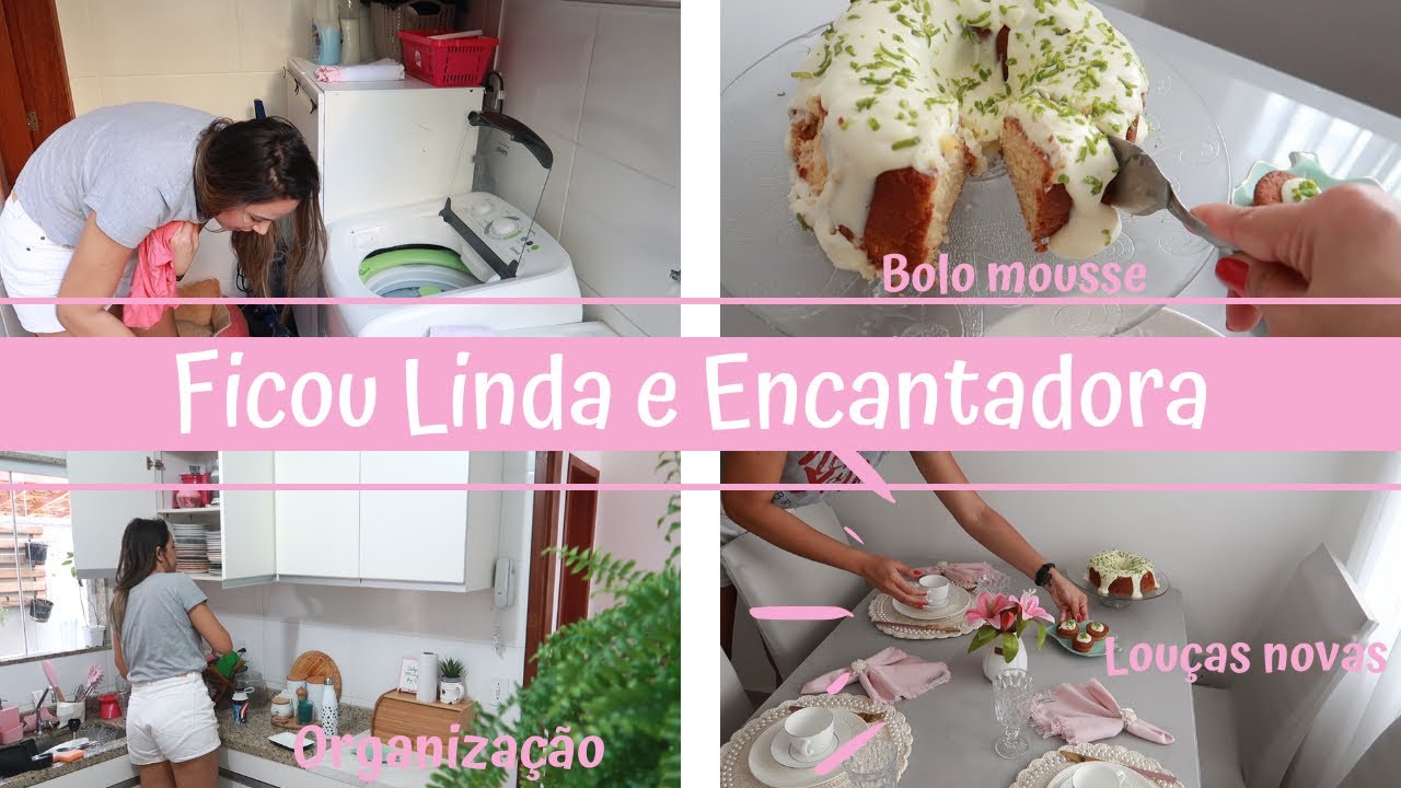 Estreando as novidades, Rotina da Manhã, fiz bolo mousse de limão, mesa linda e inspiradora
