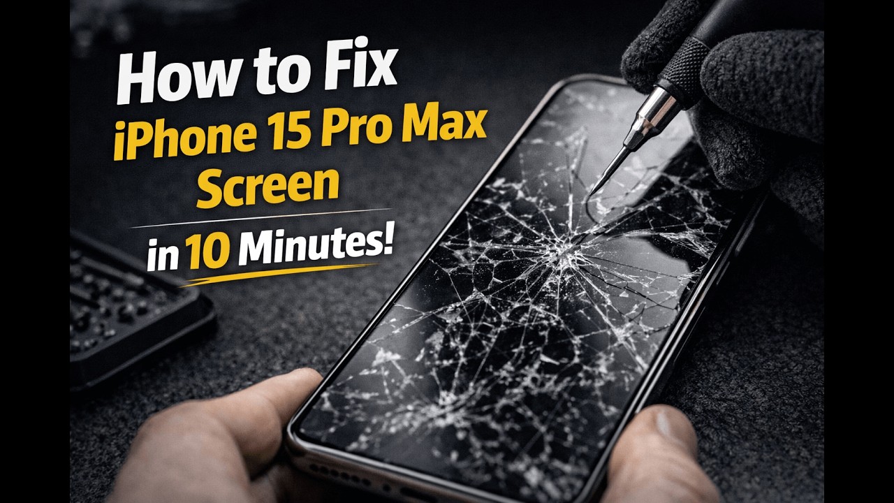 How to Fix iPhone 15 Pro Max Screen in 10 Minutes..