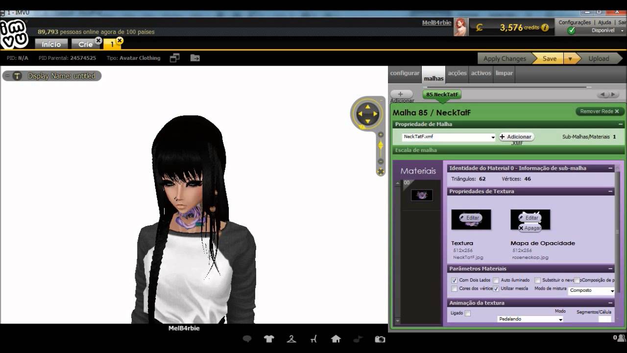 Como criar tatuagem no IMVU | P&B/Colorida