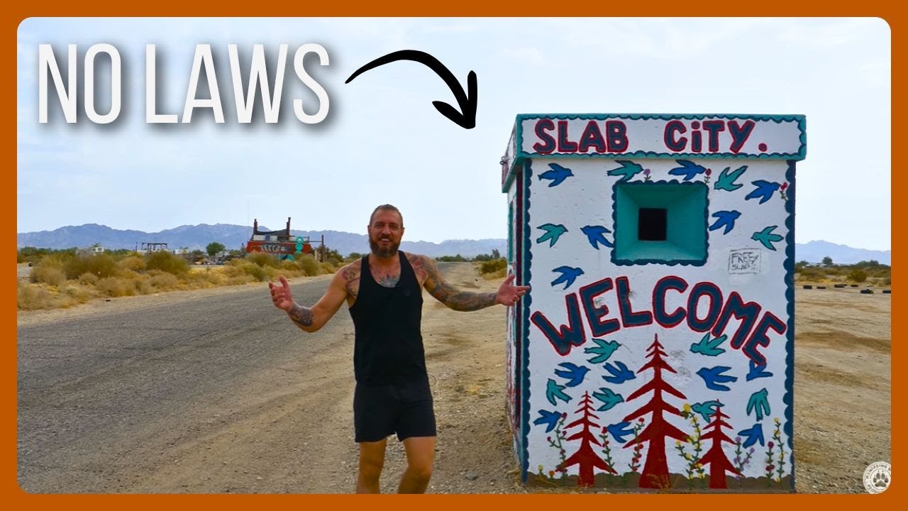 Slab City, The Last FREE CITY in the United States - California