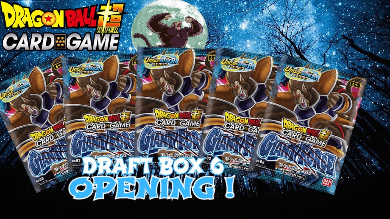GIANT FORCE OPENING (DRAFTBOX 6) DRAGON BALL SUPER CARD GAME