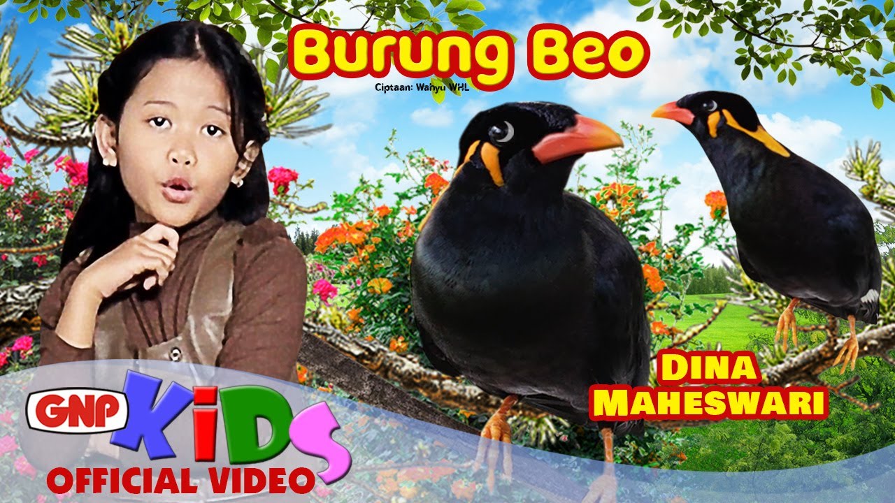 Burung Beo &ndash; Dina Maheswari | Official Music Video | Lagu Anak Hewan Lucu 2025