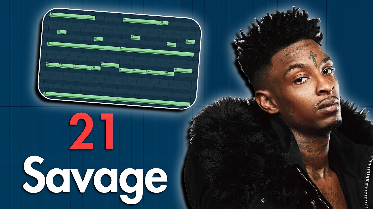 How to make a 21 Savage Type Beat on FL Studio! (FL Studio Tutorial)