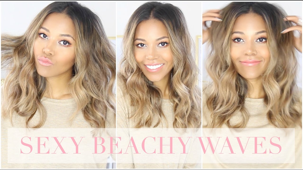 SEXY BEACH WAVES HAIR TUTORIAL | AMERIIE
