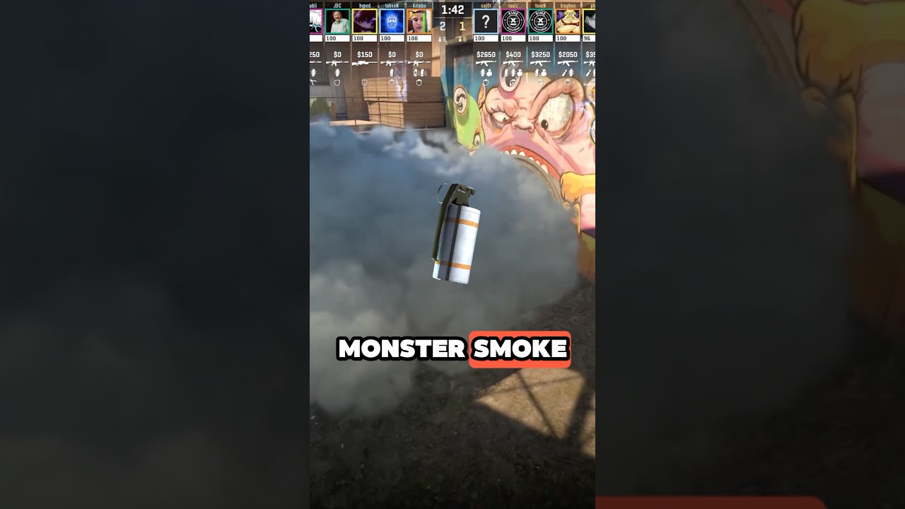 The BEST Overpass Monster Smoke in CS2 💨