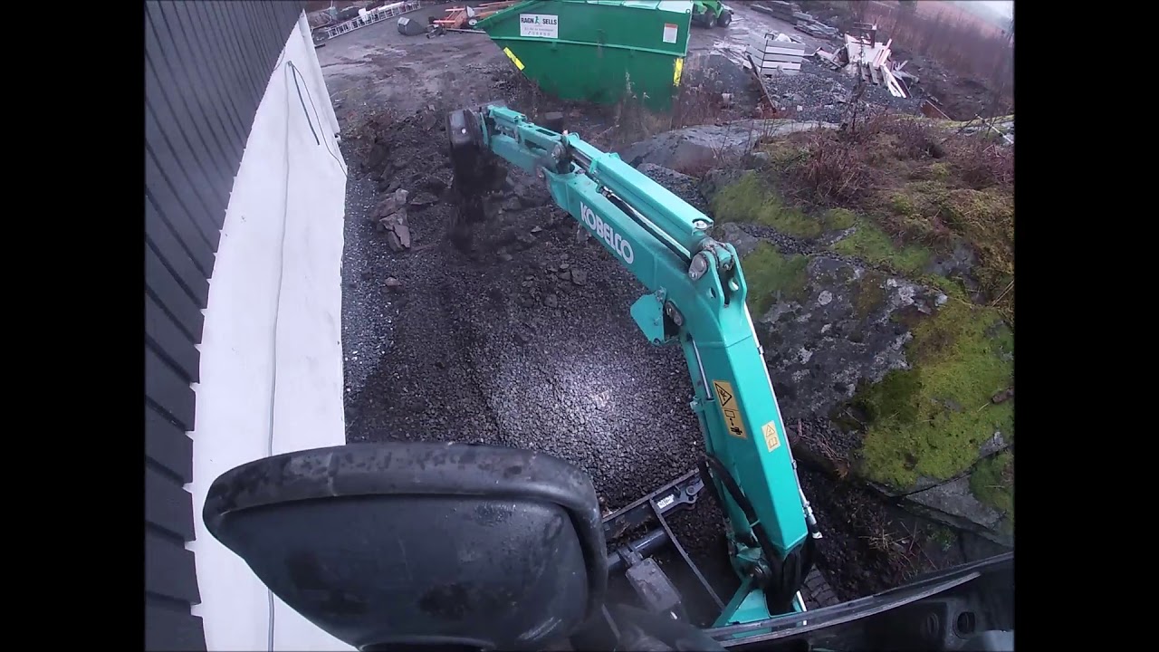 Drenering del 1 - riving og utgraving / Drainage part 1 - demolition and excavation