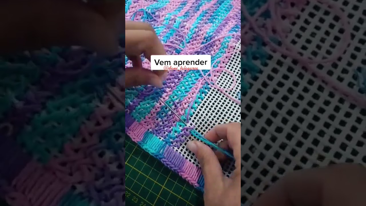 Quer aprender artesanato facil , trabalhamos com a talagar&ccedil;a #shorts #diy #art #crochet
