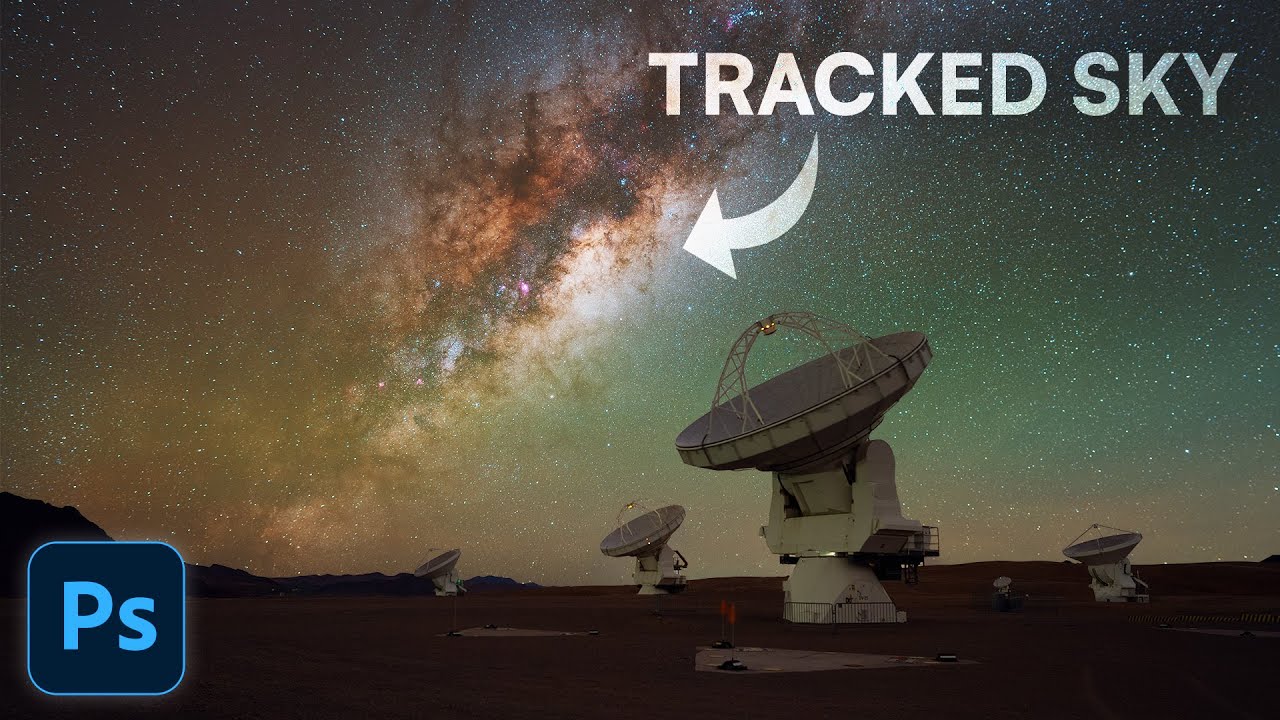 How to Blend Tracked Milky Way and Foreground (Photoshop)