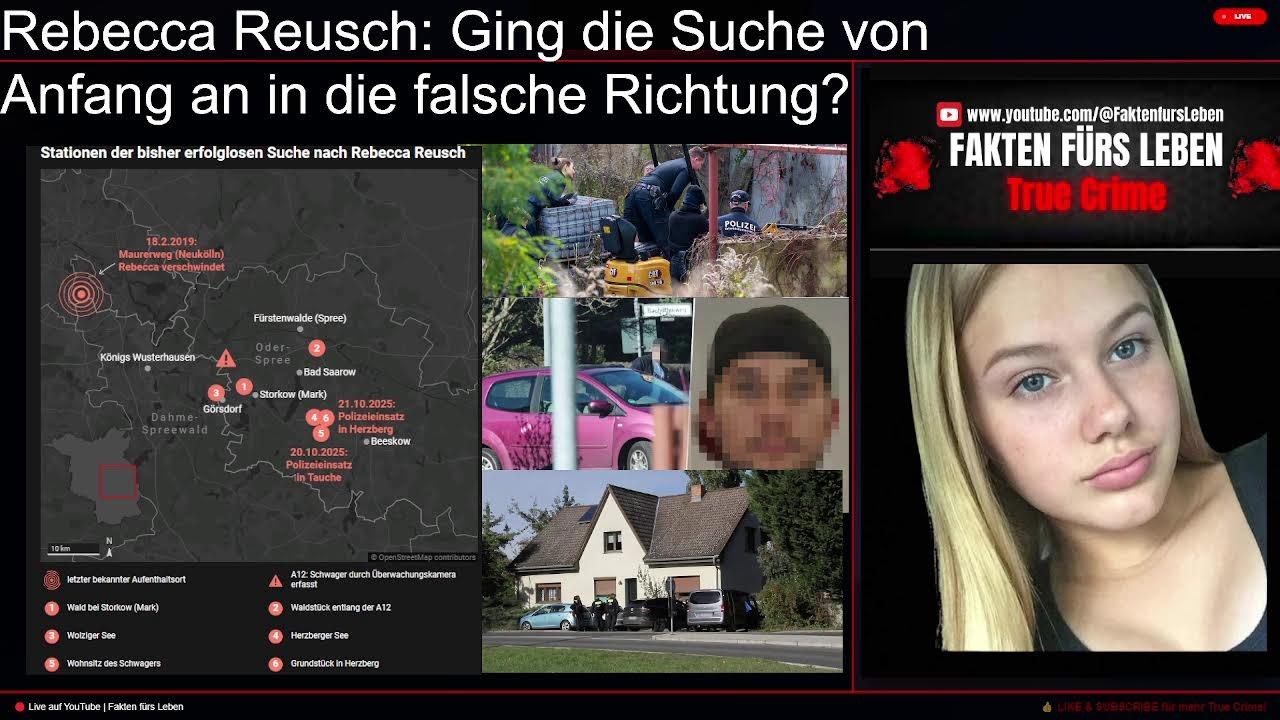 🔴 LIVE: Rebecca Reusch - Ging die Suche von Anfang an in die falsche Richtung?