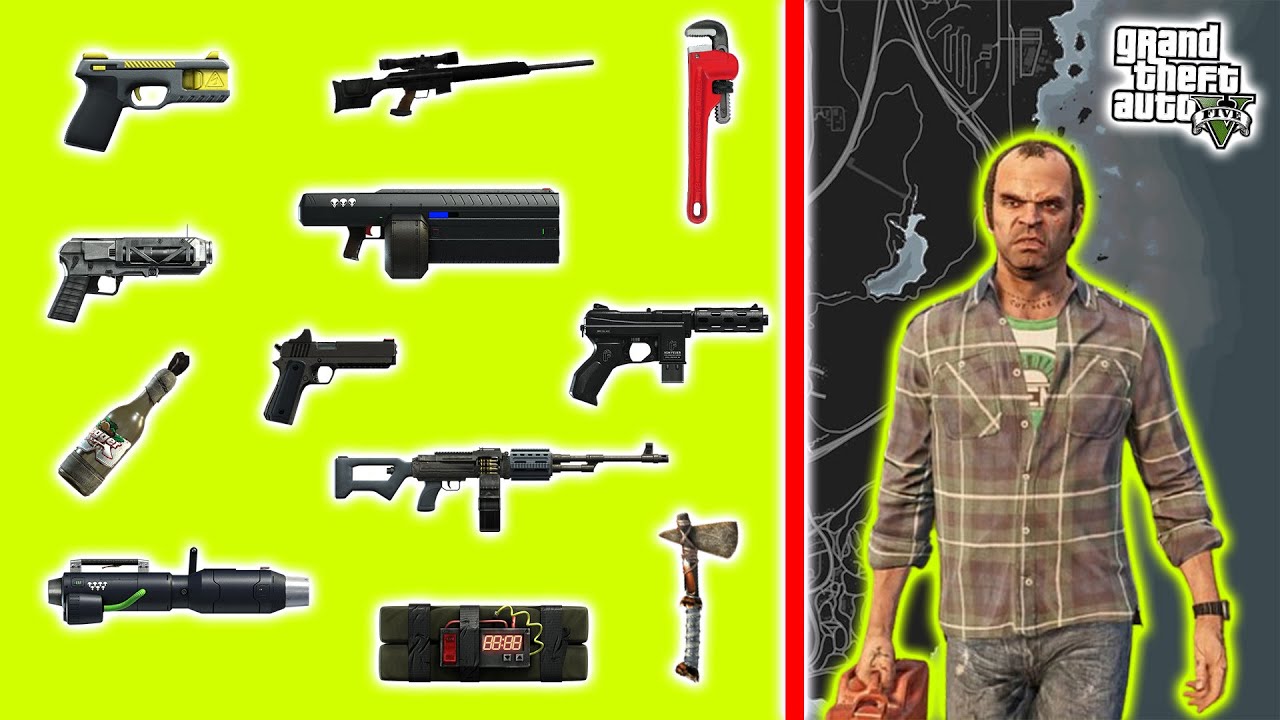GTA 5 - Special Weapon Locations In Story Mode (Military Gun, Up-n Atomizer & more)