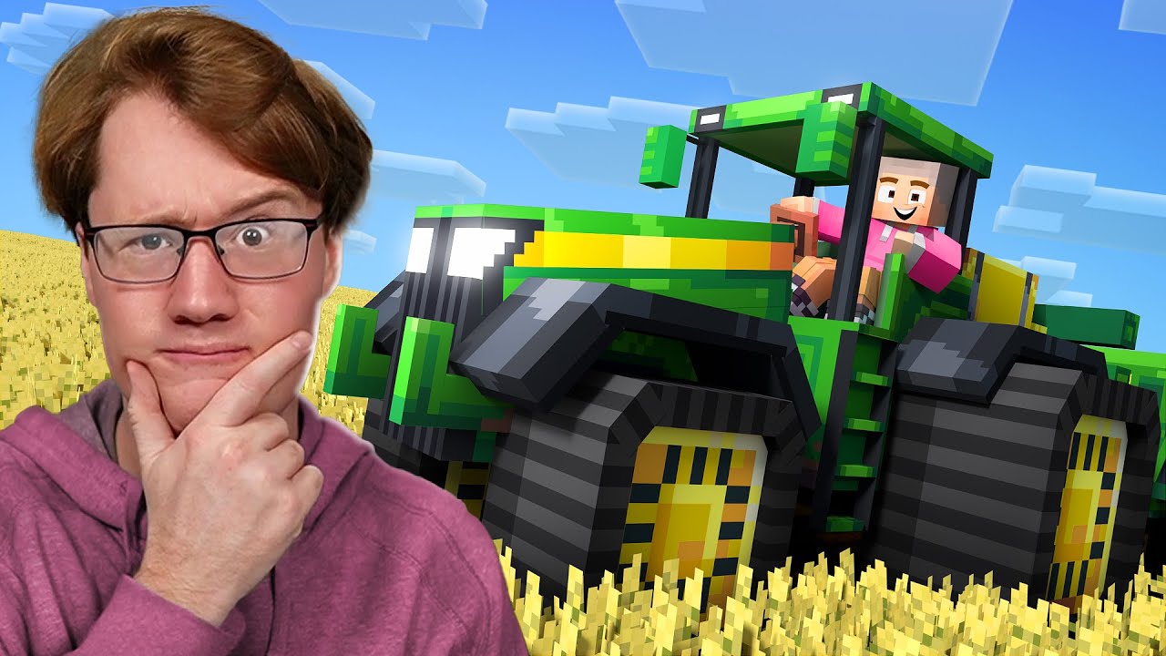 ECHTEN TRAKTOR in Minecraft Create BAUEN...