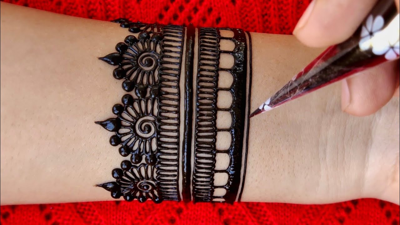 Rakhi Special Beautiful And Stylish Mehndi Design|| latest front hand new simple mehndi design