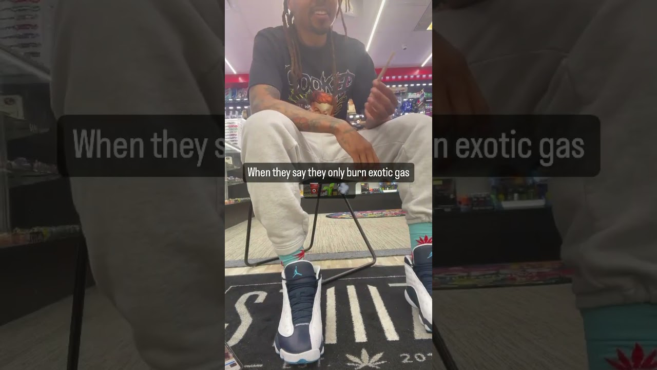 EXOTIC GAS ONLY 🌱 💨 #420 #sneaker #sesh #puffpuff #420daily #comedyfilms #stonerstuff #stonermemes