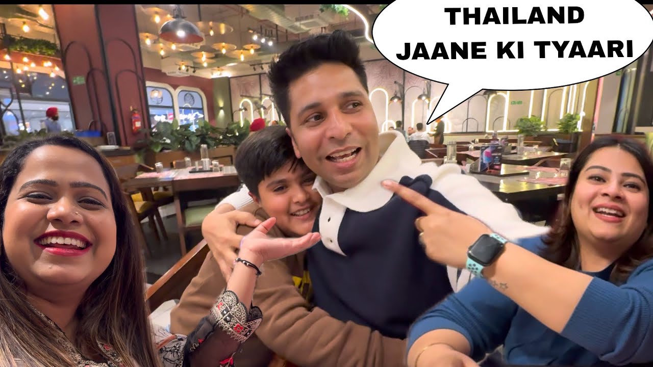 THAILAND JAANE KI TYAARI | barbeque nation amritsar | Nexus mall | Amritsar vlogs