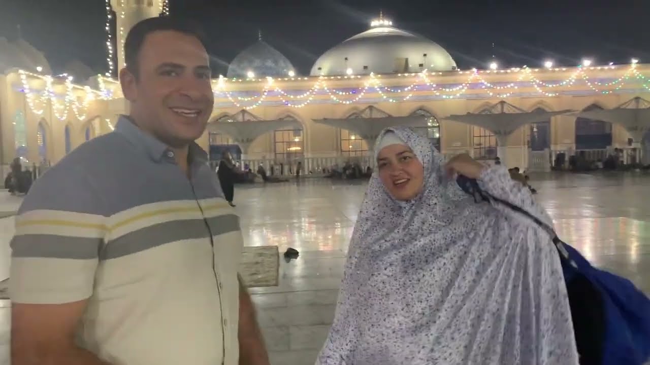 مصريين في مسجد عبد القادر الجيلاني