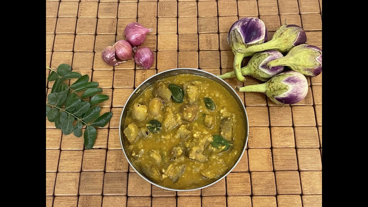 செட்டிநாடு கத்தரிக்காய் கூட்டுகறி / Chettinad Brinjal Kootu Kari