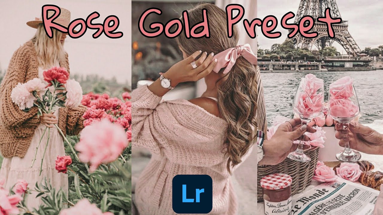 NO PASSWORD REQUIRED | Rose Gold Preset | Lightroom mobile presets free dng | Rose Gold Preset