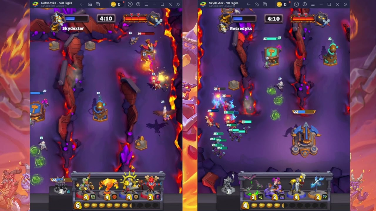Solo Raid (90&160Sigils) - Garr - Boss 4 - Molten Core - Warcraft Rumble - Free to Play