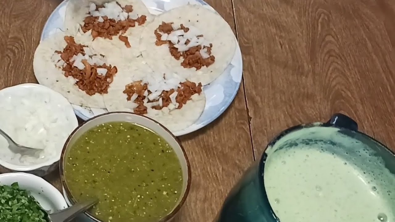 Preparando tacos 🌮 😋 para la familia 🌮🌮