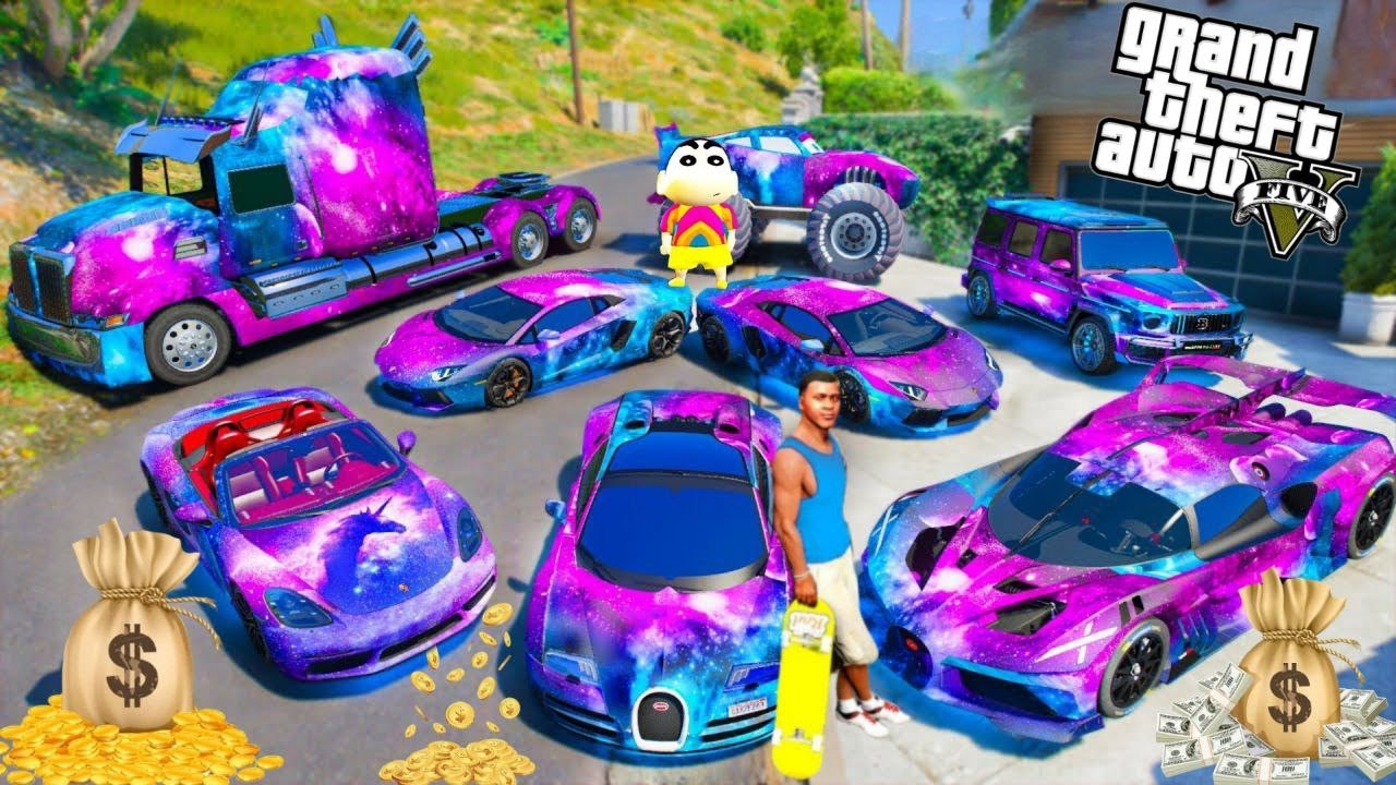 FRANKLIN TOUCH ANYTHING BECOME GOLD || EVERYTHING IS FREE IN GTA 5