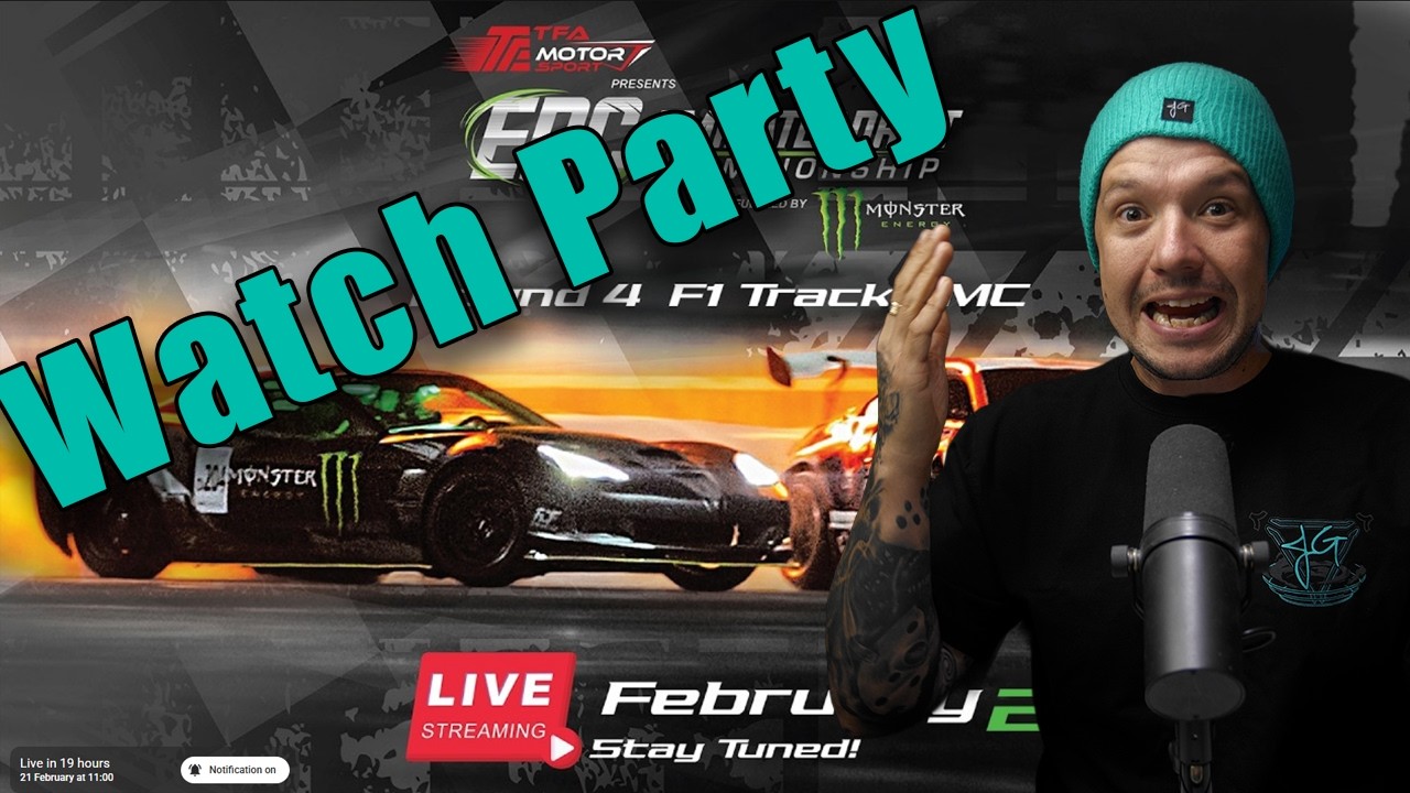 Emirates Drift Championship 2026 I Round 4 F1 Track YMC I Live - Watch Party
