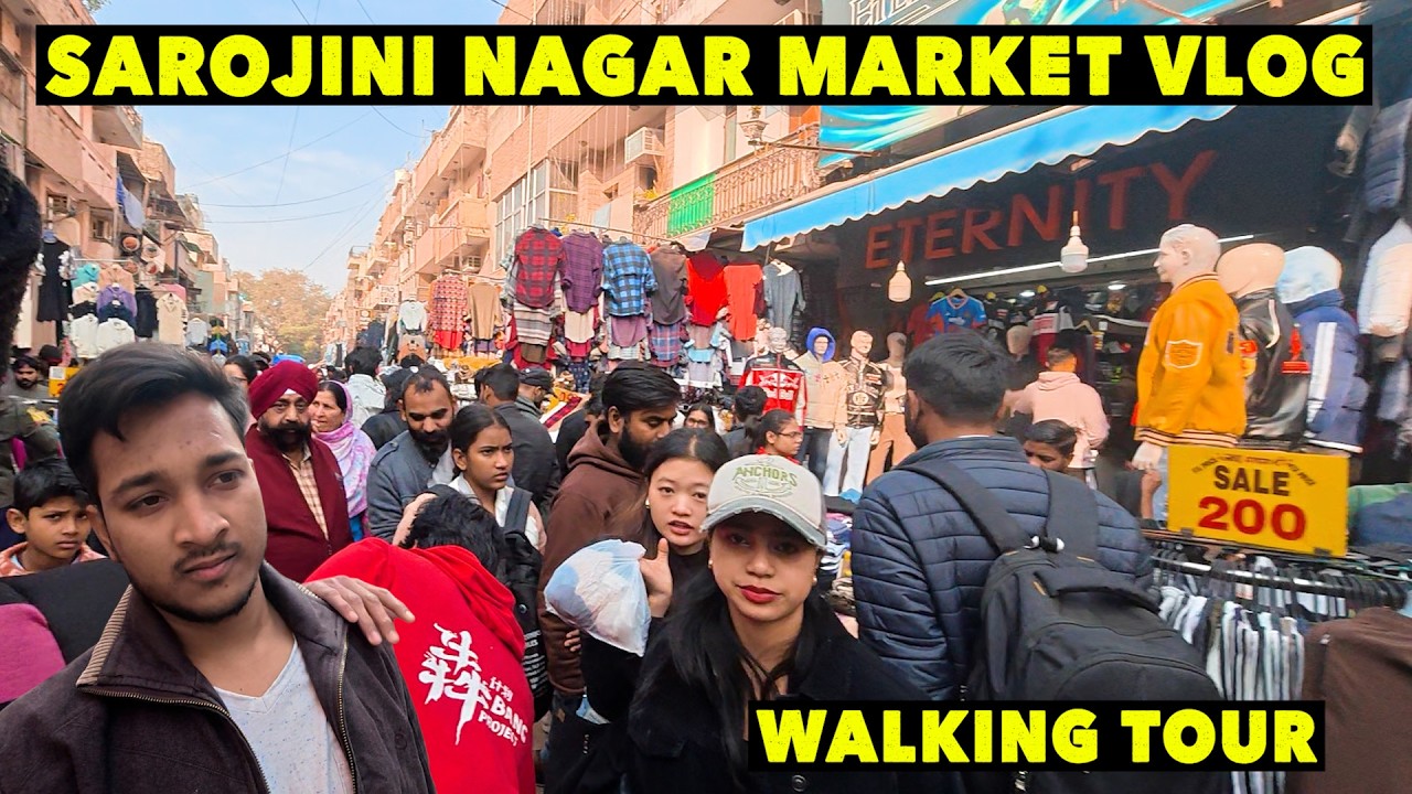 Sarojini Nagar Market Walking Tour - Vlog 2026 - Delhi Cheapest Market For Females - Delhi Shopping
