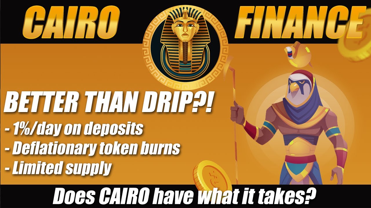 Is CAIRO FINANCE the next DRIP? #cairo #drip #crypto