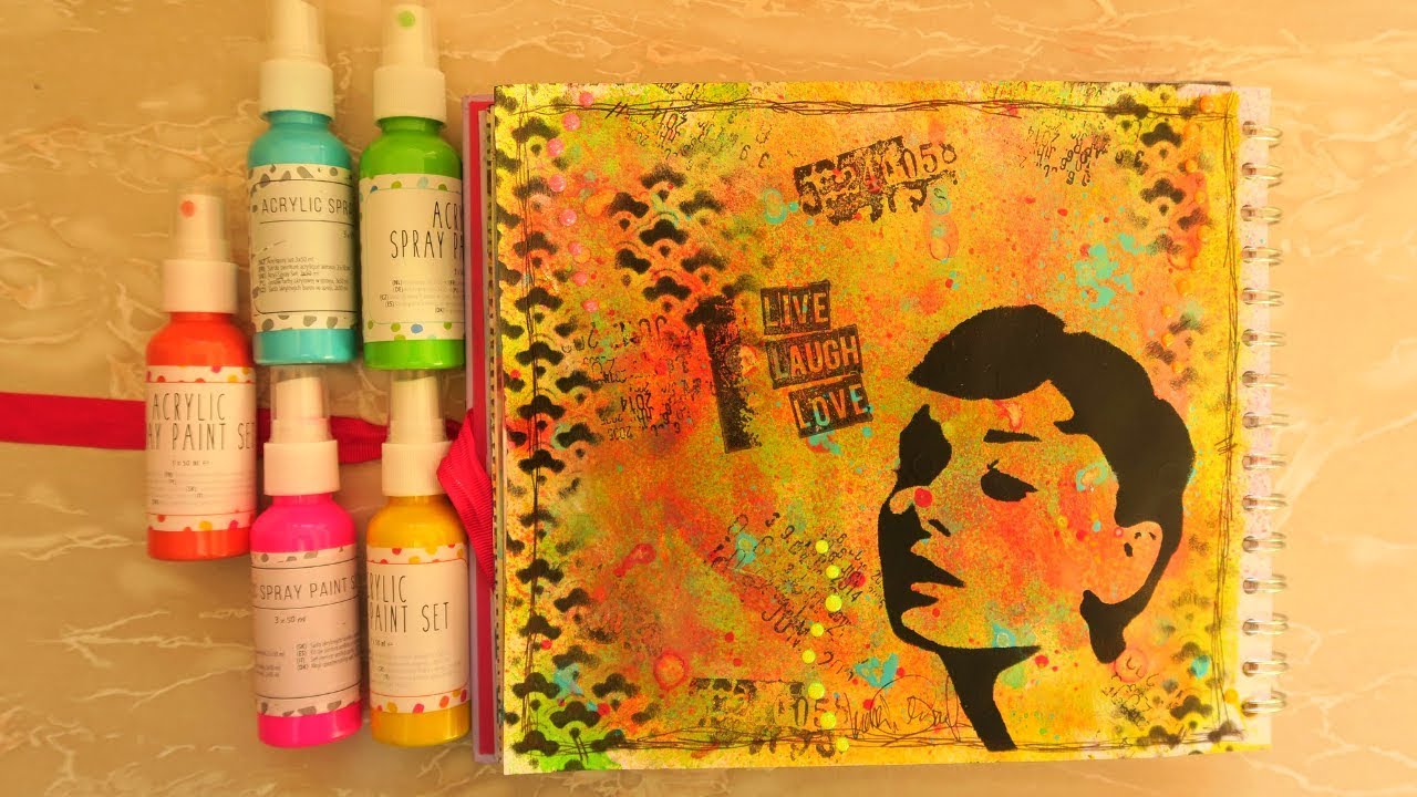 Trying out my Cheap Action Acrylic Sprays!!