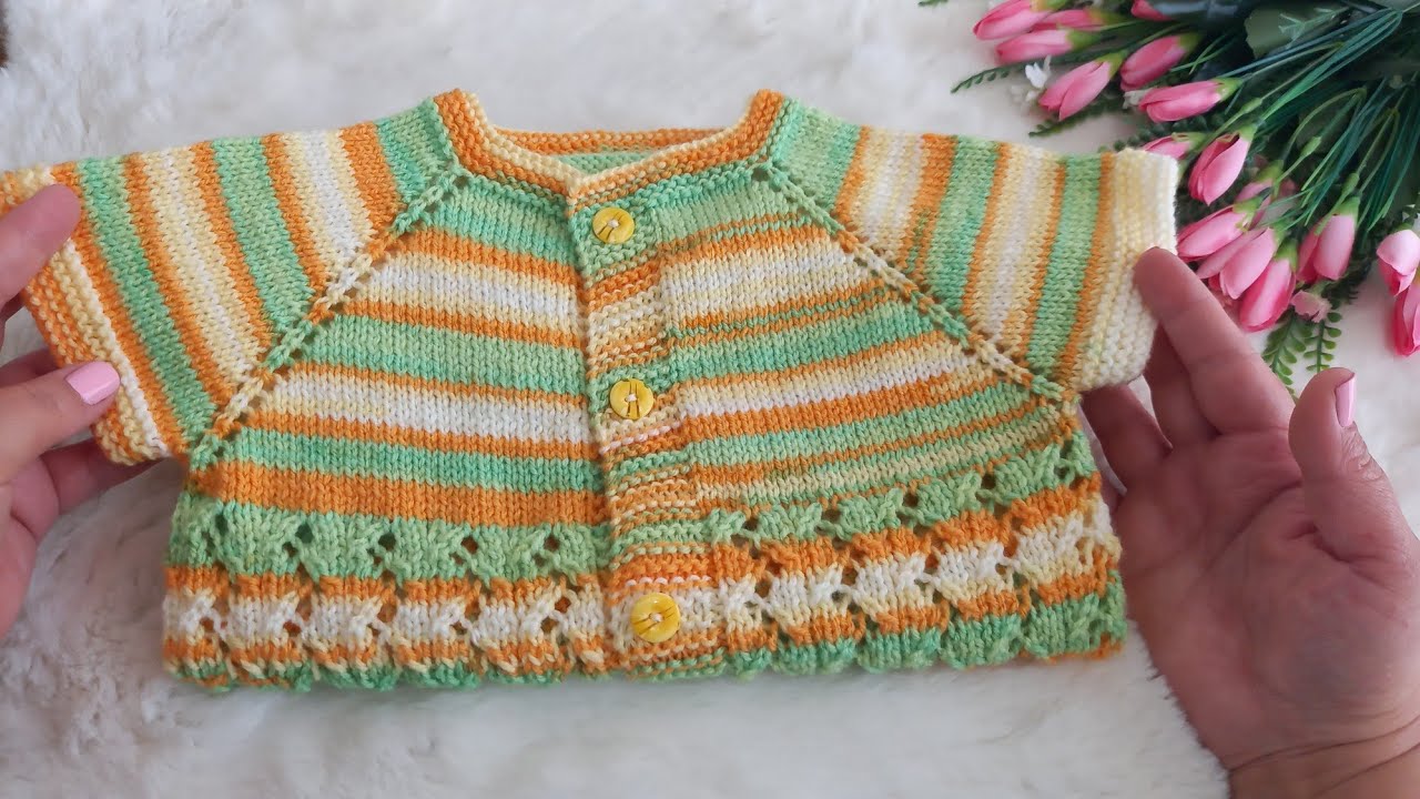 ✅️🍀BİM den Aldığım İple Ördüm Çok Güzel Oldu ✅️🍀2-3 Yaş Yakadan Başlama Yelek Modeli ✅️🍀knitting