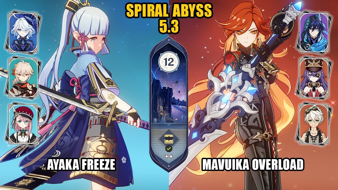 Ayaka Freeze & Mavuika Overload | NEW Spiral Abyss 5.3 | Genshin Impact