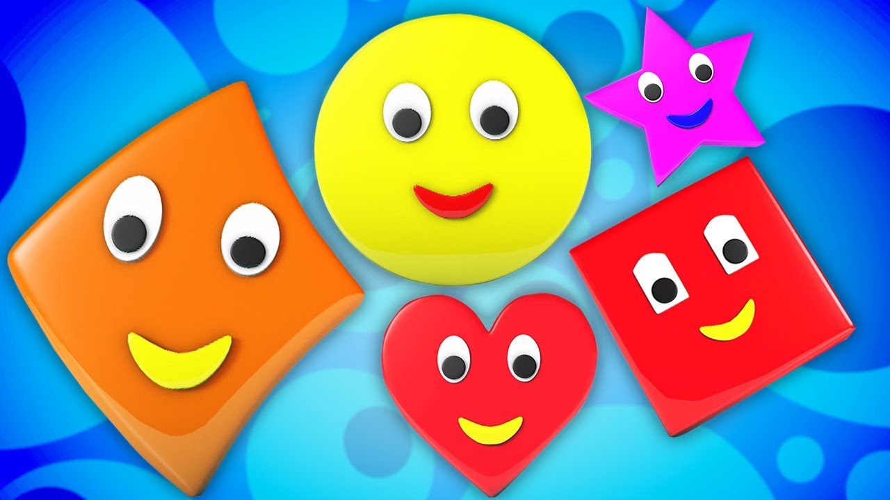 Bentuk lagu | bentuk geometris | pendidikan lagu | Lagu Anak | Shapes Song | Kids Tv Indonesia