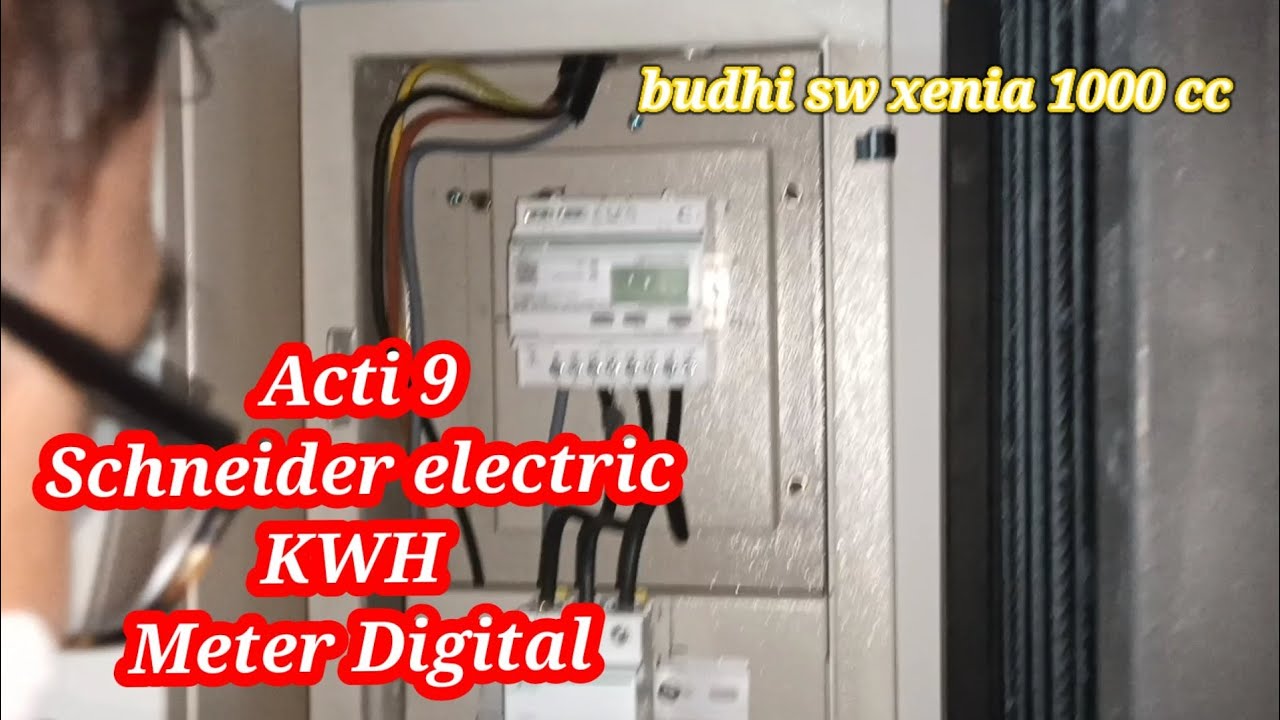 kwh meter digitàl schneider #viral #listrik#teknik