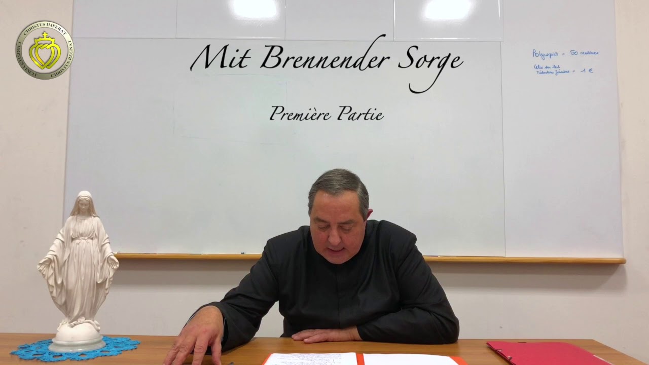 Mit Brennender Sorge Première Partie
