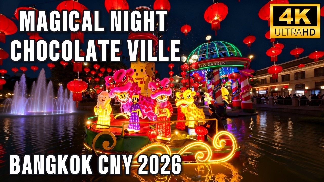 Chocolate Ville Turned Into CHINA! CNY 2026 Bangkok 🧧