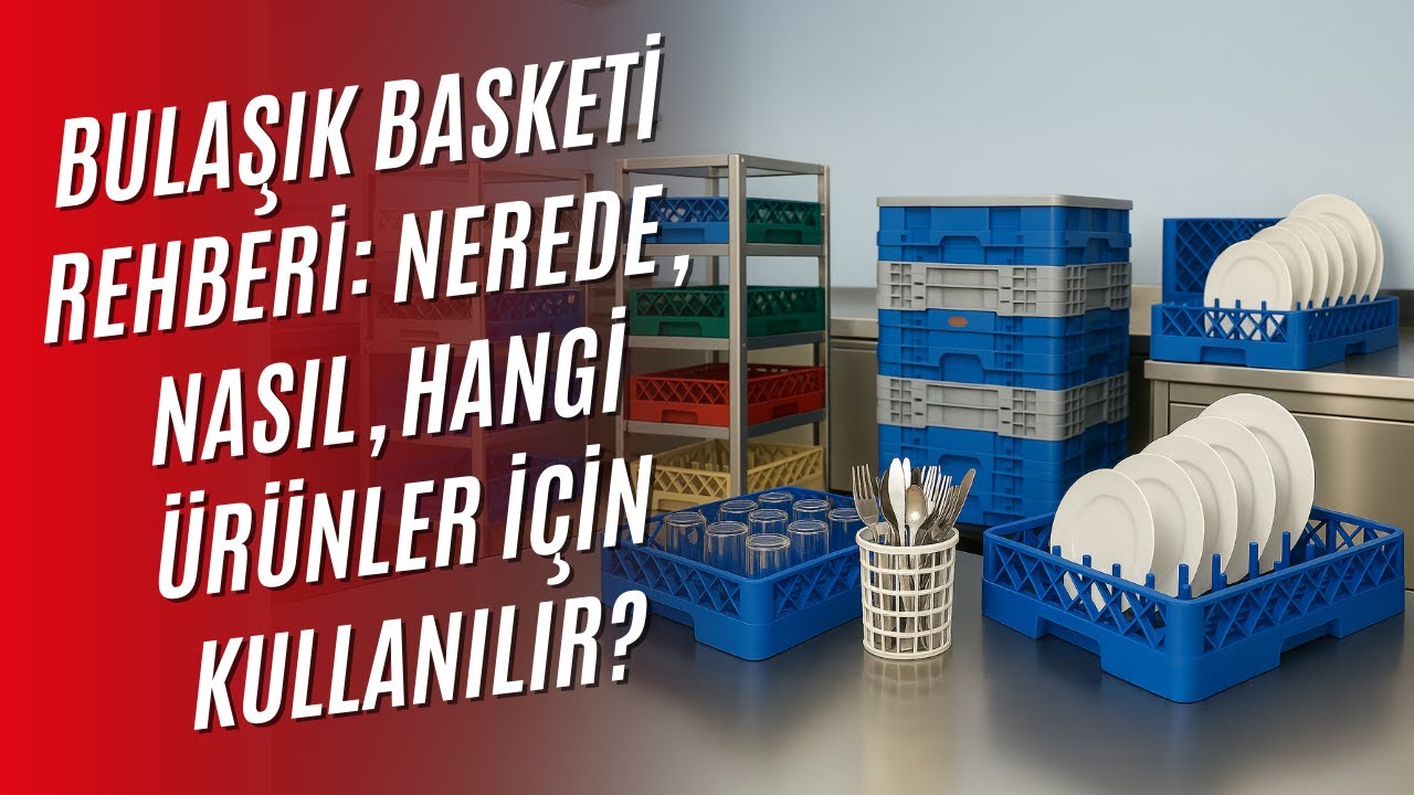 Endüstriyel Bulaşık Basketleri Kullanım Alanları Nelerdir? Seçerken Nelere Dikkat Etmelisiniz?